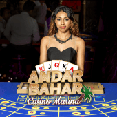 Casino Marina Andar Bahar live casino table on Jili KK